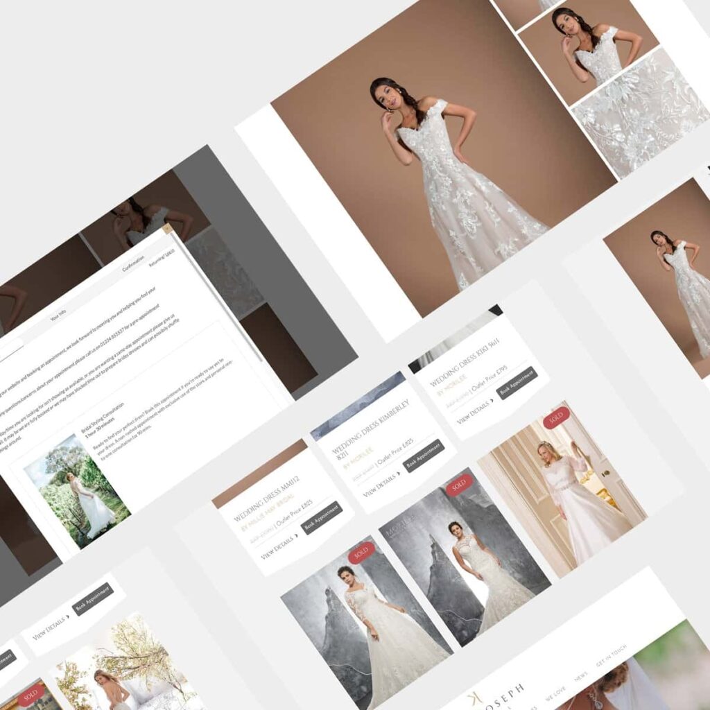 bridal web design