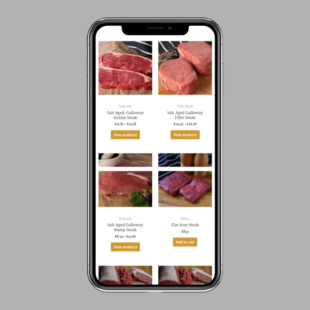 butcher web design