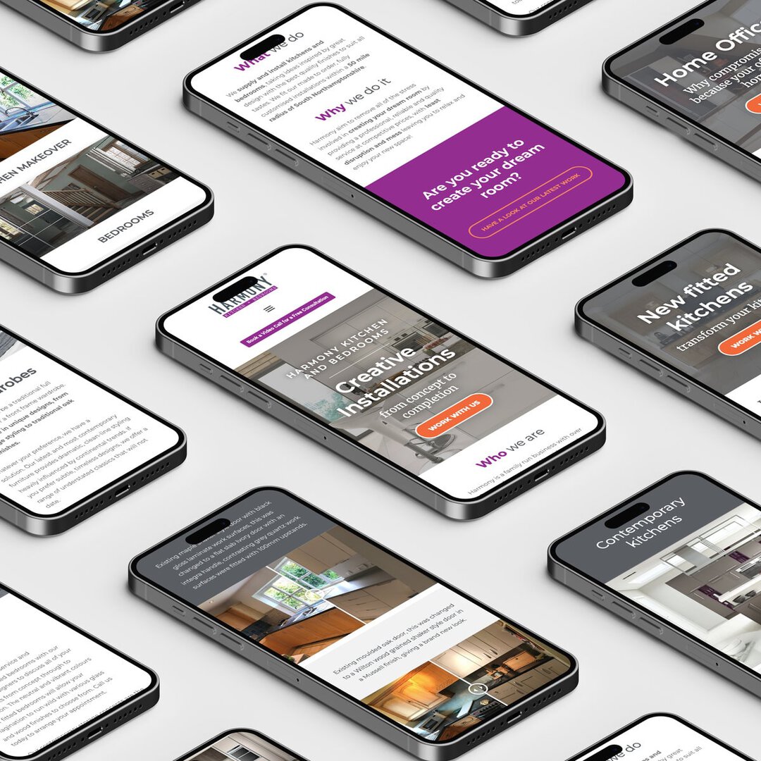 Mobile website design